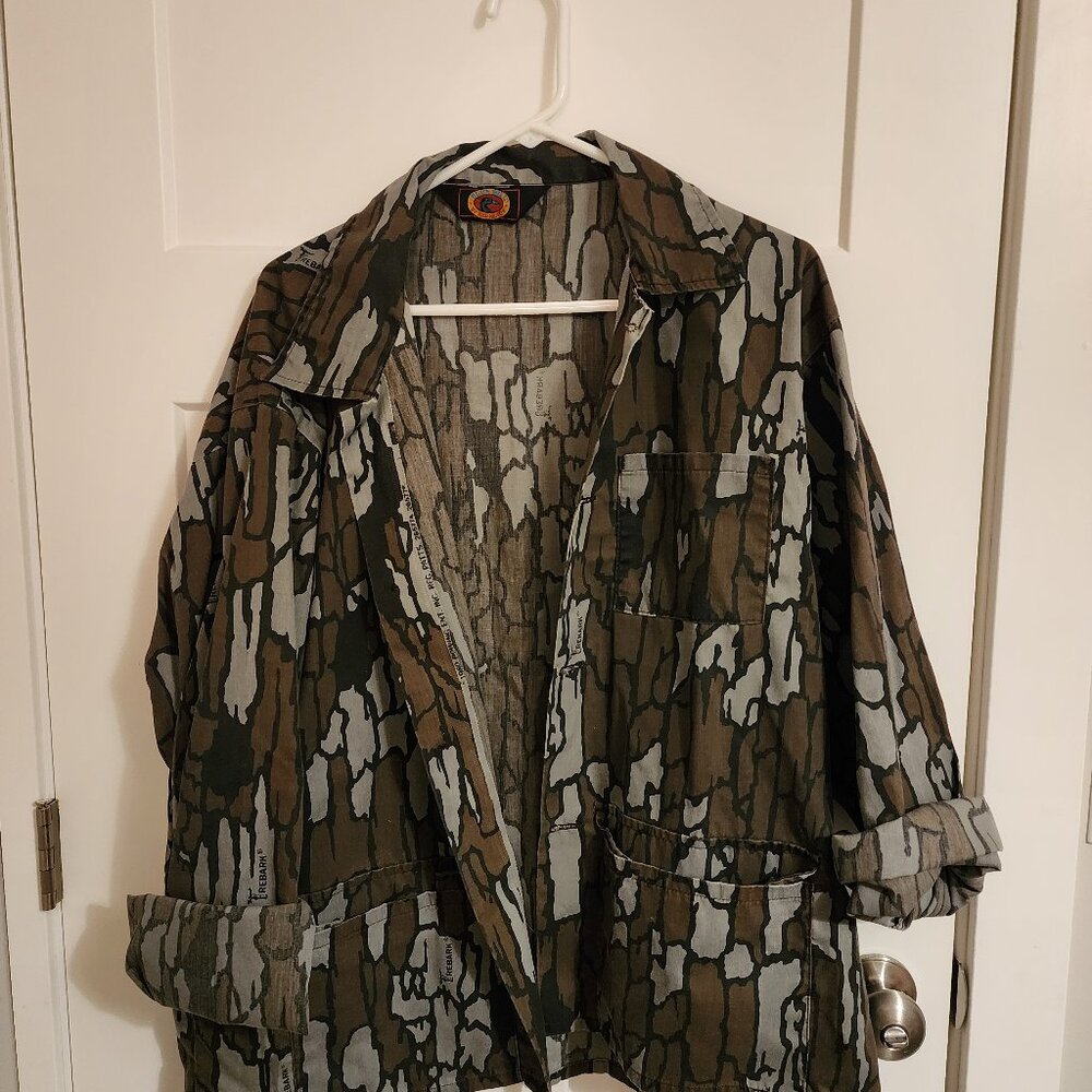 SafTBak Trebark Jacket, Vintage 1980s. Size L